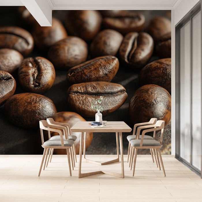 Fototapet kahve çekirdekleri | Gerçekçi dokular