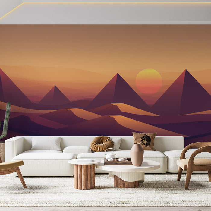 Mural Wallpaper Ancient Egypt | Imaginary Pyramids