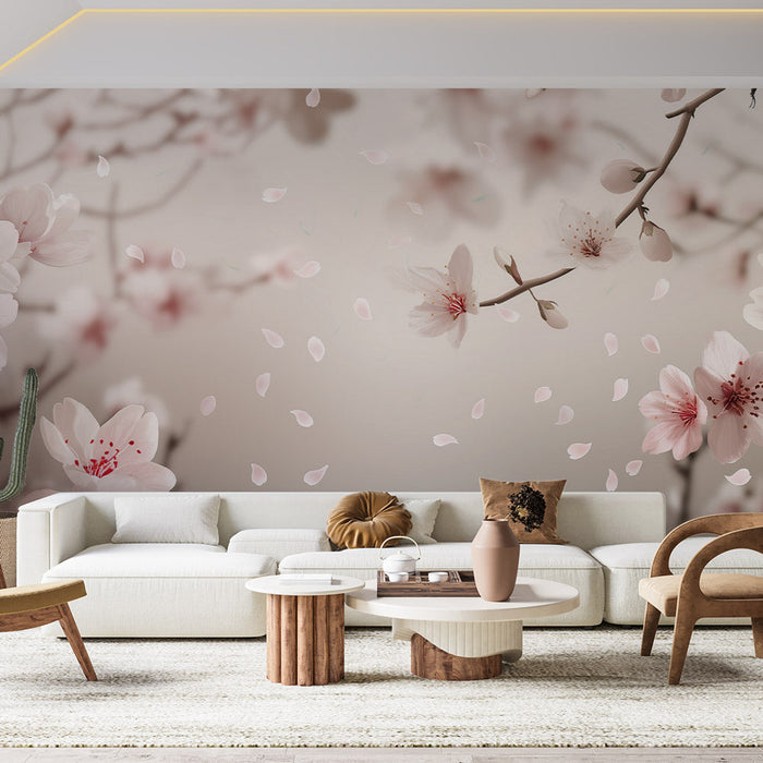 Zen Wallpaper | Cherry Blossoms and Floating Petals