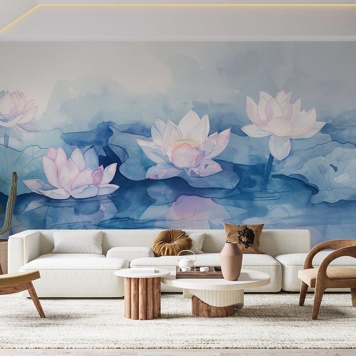 Zen Wallpaper | Pastel Lotus Flowers