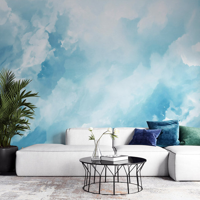 Papel pintado Zen | Cielo azul y nubes