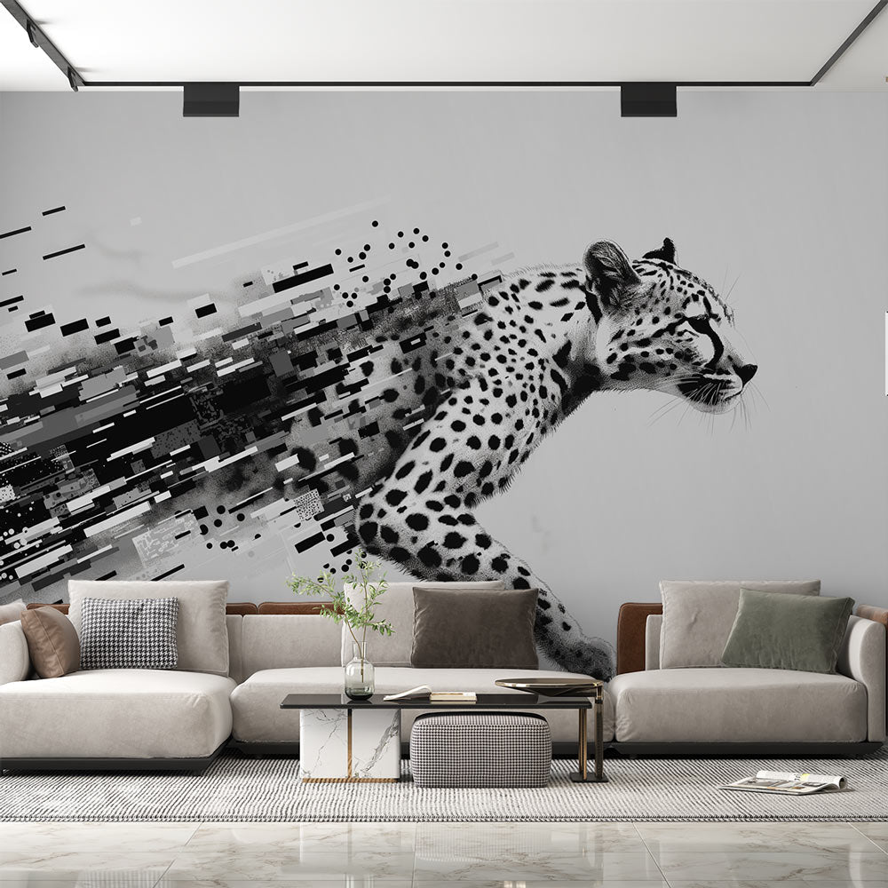 Leopard Mural Wallpaper