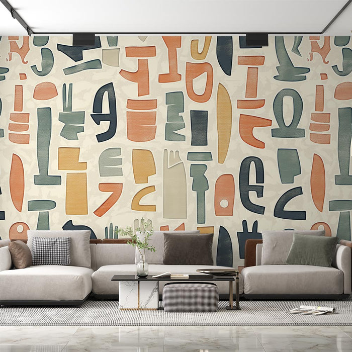 Papel pintado Ancient Egypt | Modern Version Hieroglyphs