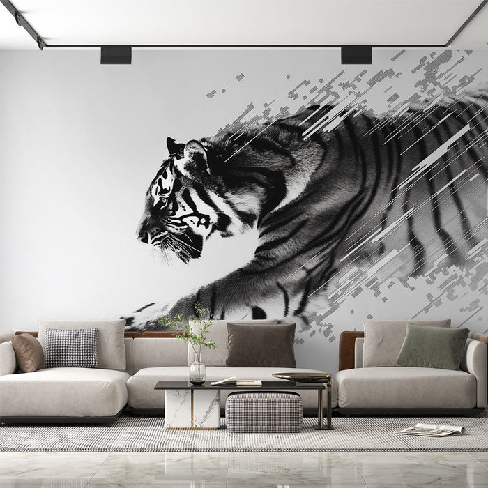 Papel pintado | Tigre acechando