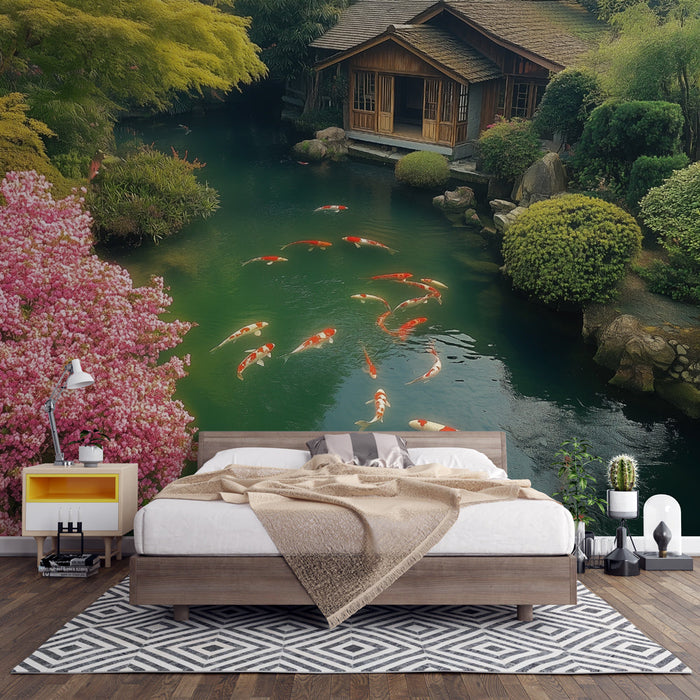 Carta da parati giardino-giapponese | Fuga Serena