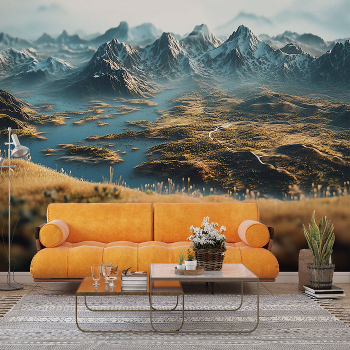 Tapeta horská krajina | Vznešený panorama