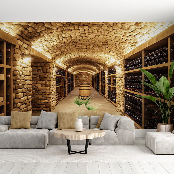 Tapeta vinska klet | Rustikalno in elegantno vzdušje