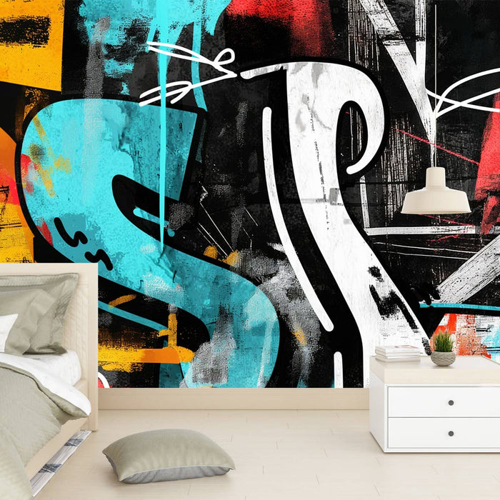 Papel pintado dormitorio juvenil | Arte callejero