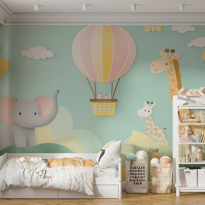 Ταπετσαρία σαφάρι για παιδιά | Διασκεδαστική Ζούγκλα