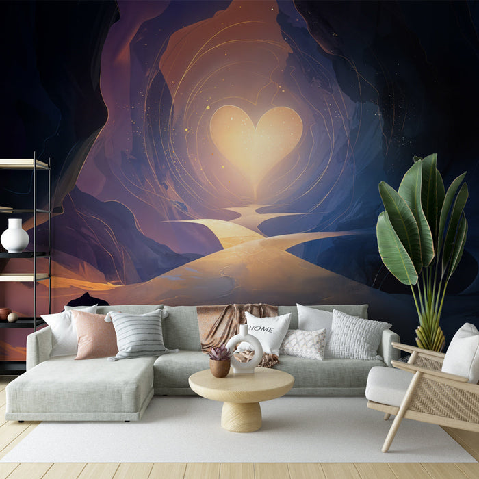 Fotótapéta caverne mystique | Art digital lumineux