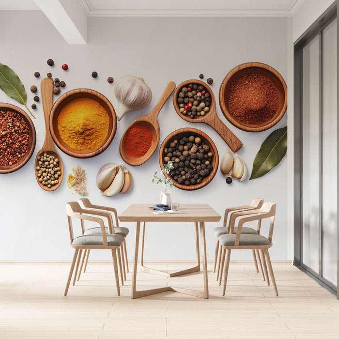 Nástěnná tapeta koření | Kulturní únik