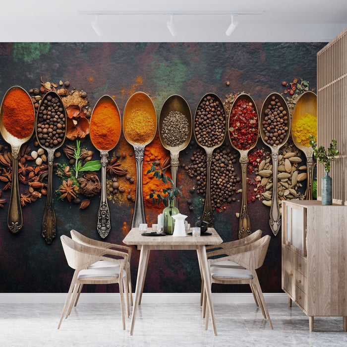 Tapeta koření | Směs jasných barev