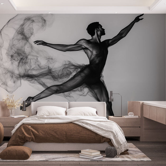 Tapeta Tanečnice | Elegance v černé a bílé