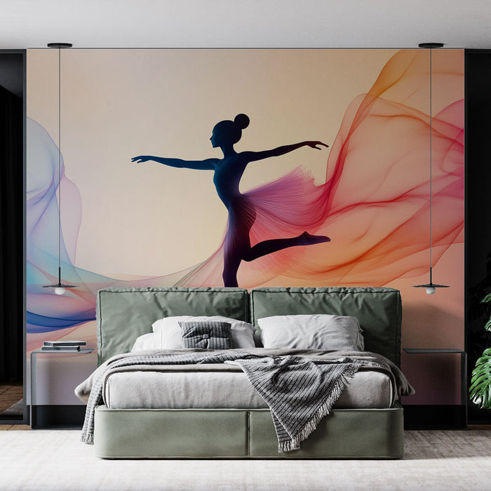 Carta da parati graceful-dancer | Silhouette elegante