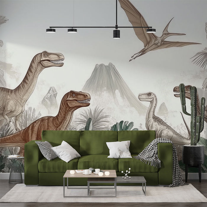 Fototapeet dinosaurused | Eelajalooline džunglis seiklus