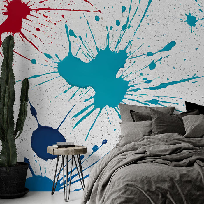 Foto Behang spetters | Multicolor creatief ontwerp