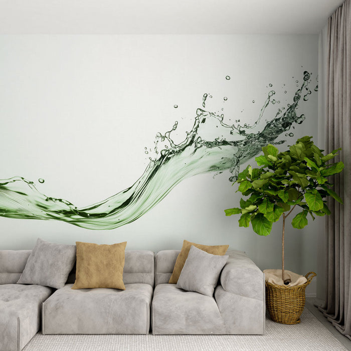 Tapeta vodní stříkance | Tekutý a moderní design