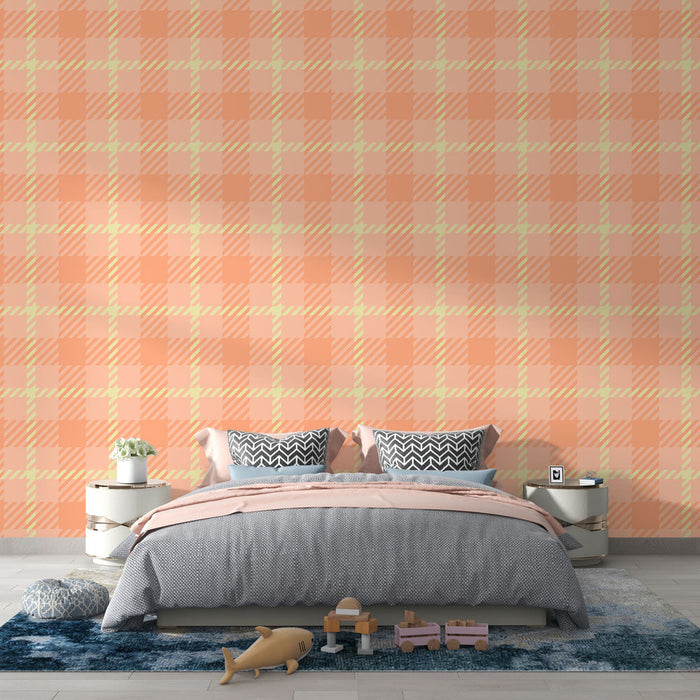 Ταπετσαρία με καρό | Πατέντα παστέλ καρό