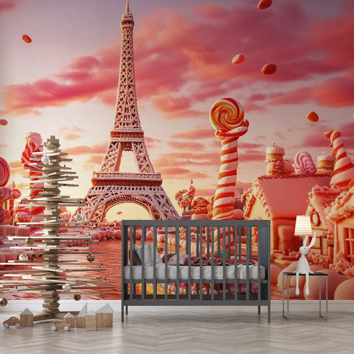 Papel pintado mágico | París de caramelos