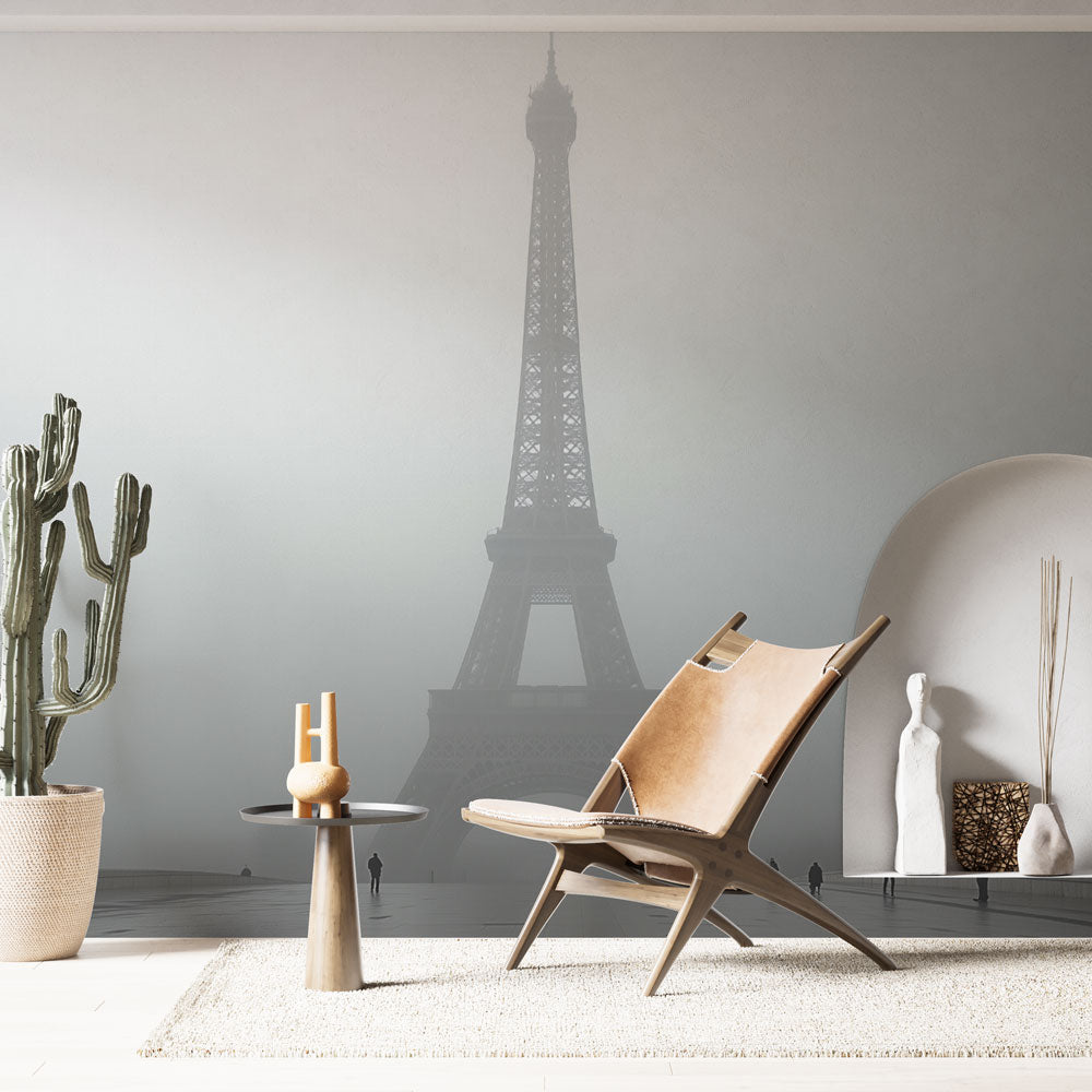 Papel de parede Torre Eiffel | Neblina da manhã — WonderMural, image size:1000x1000