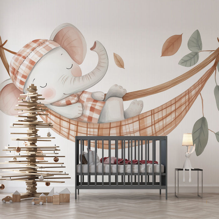 Fototapet slon | Očarljiv motiv spičnega slona