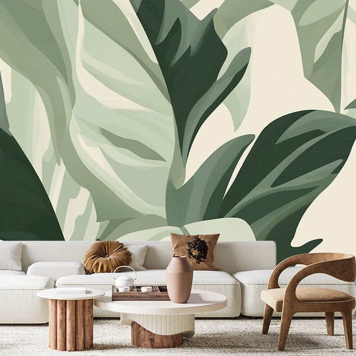 Ταπετσαρία φύλλα | Μοντέρνος και χαλαρωτικός σχεδιασμός
