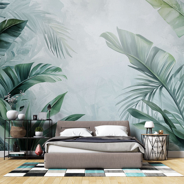 Tapet tropiska löv | Lush and soothing decor