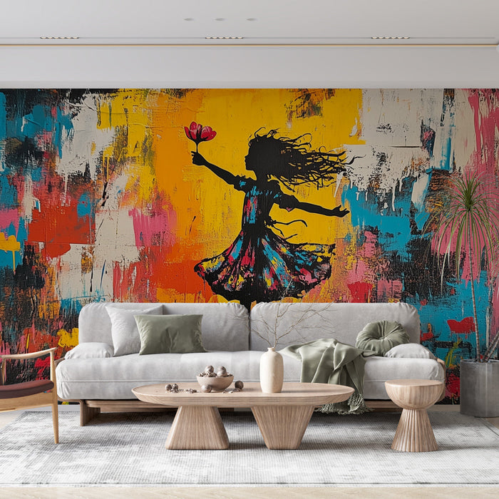 Tapet copil dans | Explozie de culori vii