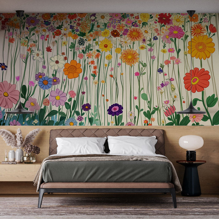 Tapeta květinová | Exploze jasných barev