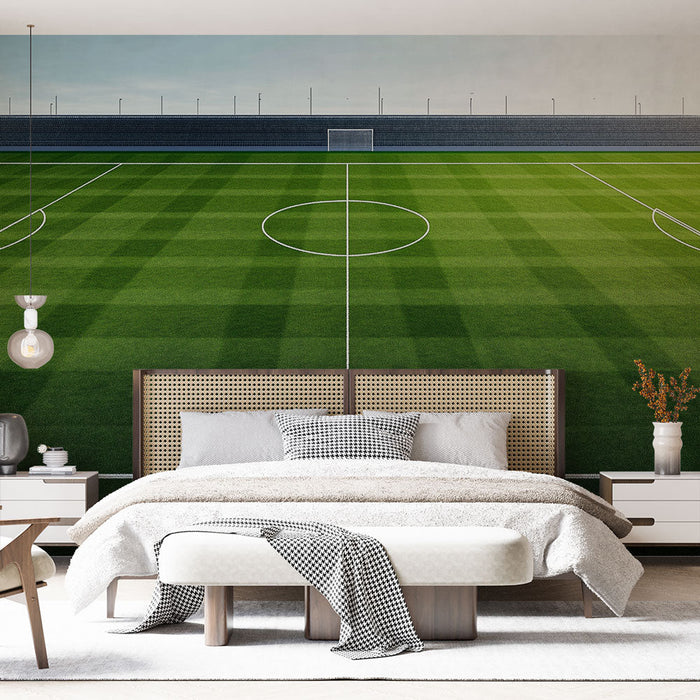 Fototapet fodboldstadion | Frodig spillebane