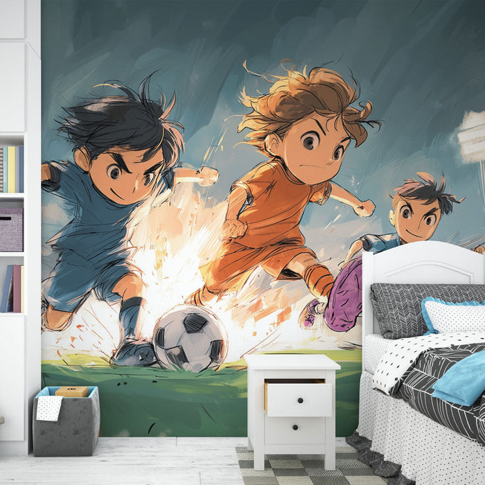 Tapeta fotbal | Dynamika a energie na hřišti