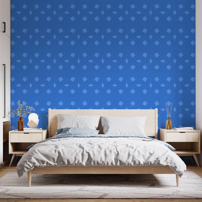 Fototapet geometrisk | Abstrakt blått mønster