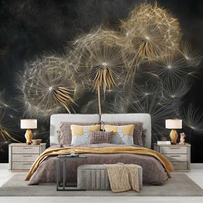 Papel de parede dandelions | Elegância Etérea