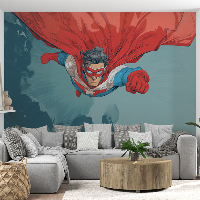 Carta da parati Supereroe | Dinamismo e Coraggio