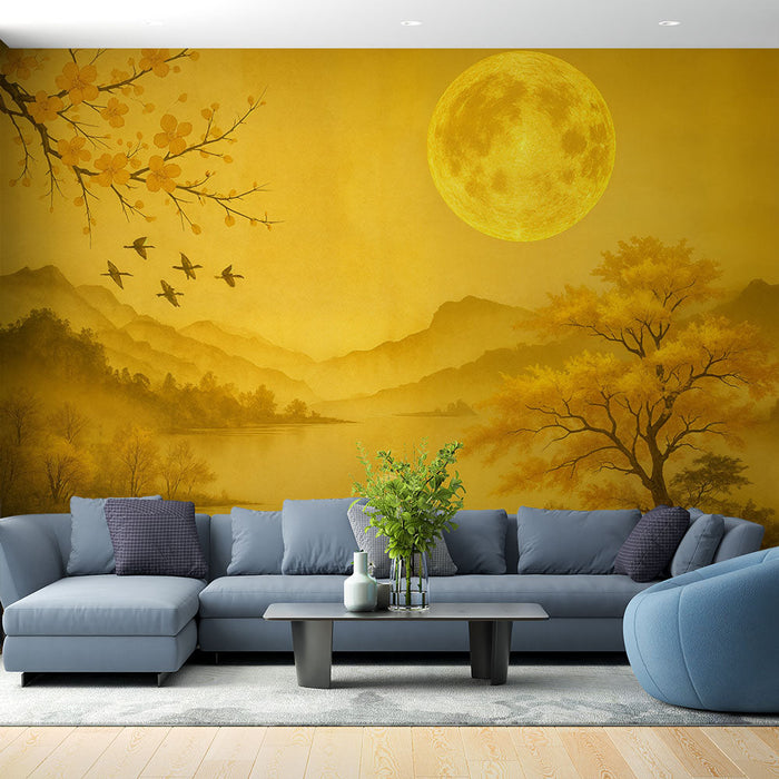 Tapeta krajina | Zlaté světlo v horách