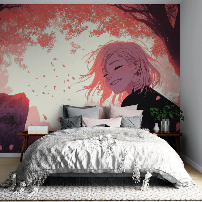 Falfestmény bűbájos táj | Ragyogó fény