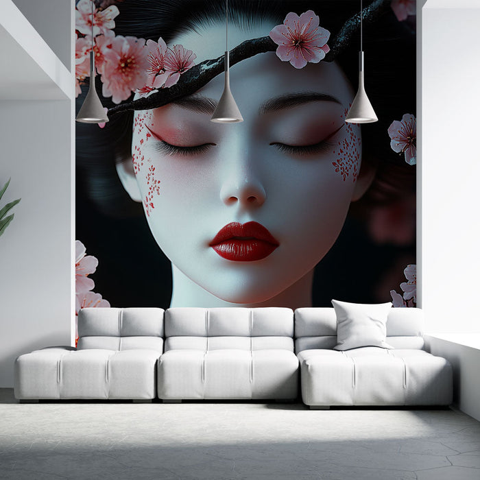 Ταπετσαρία τοίχου Sakura | Ανθοκομική Κομψότητα