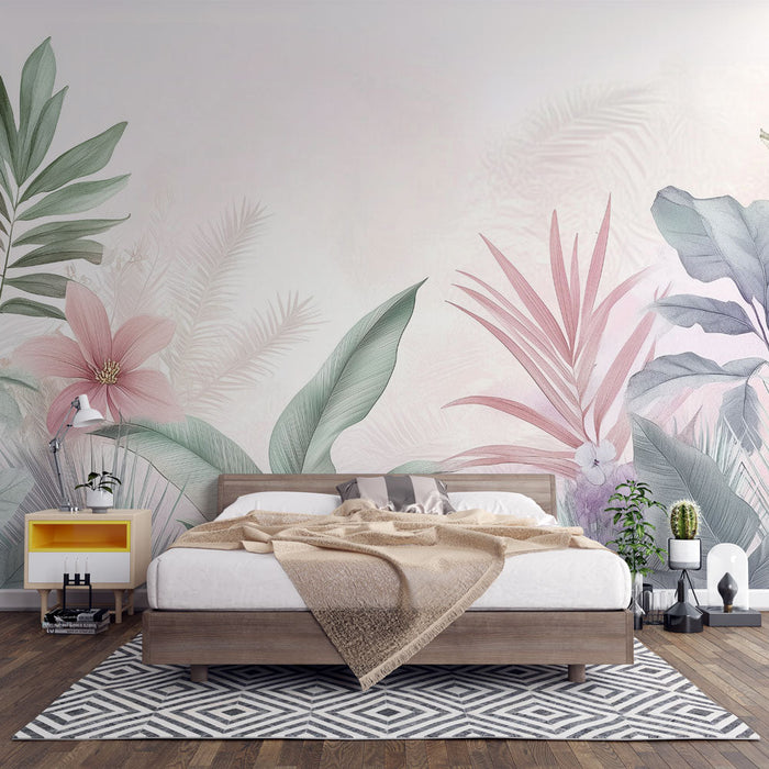 Tapete tropisch | Soft pastel