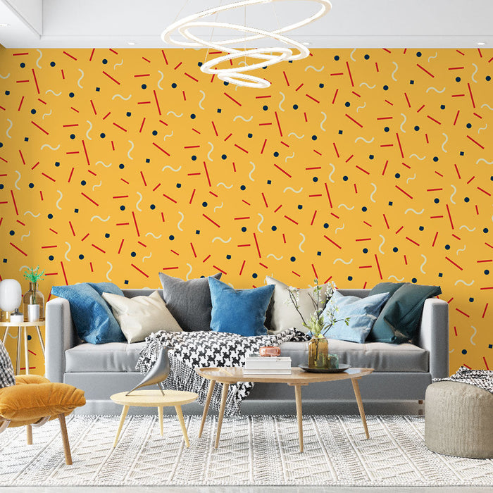 Mural Wallpaper abstract | Colorful geometric pattern