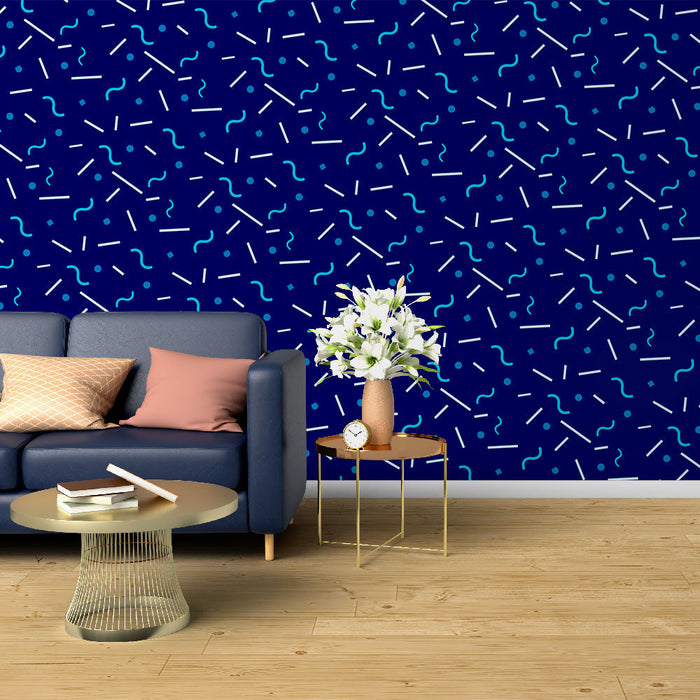 Mural Wallpaper abstract | Patterns lines and geometric shapes