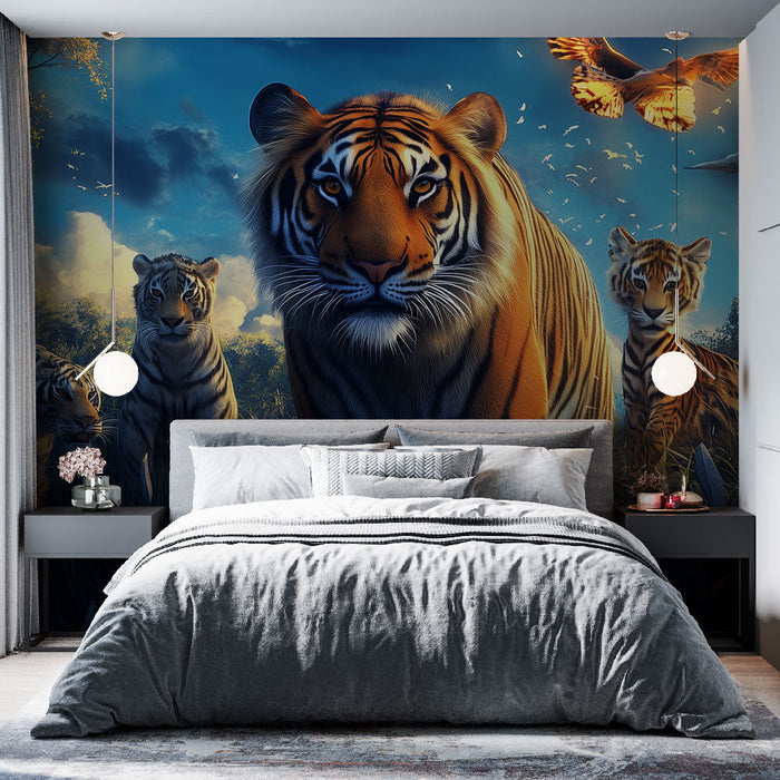 Tapete tigrov | Divji in veličasten vzorec