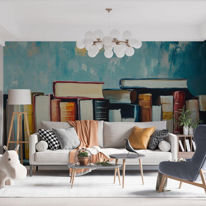 Fototapet bøger | Kunstnerisk biblioteksdesign