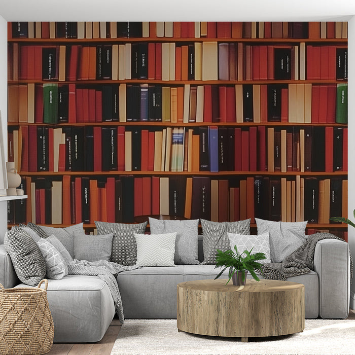 Carta da parati Biblioteca | Effetto autentico Trompe-l'œil