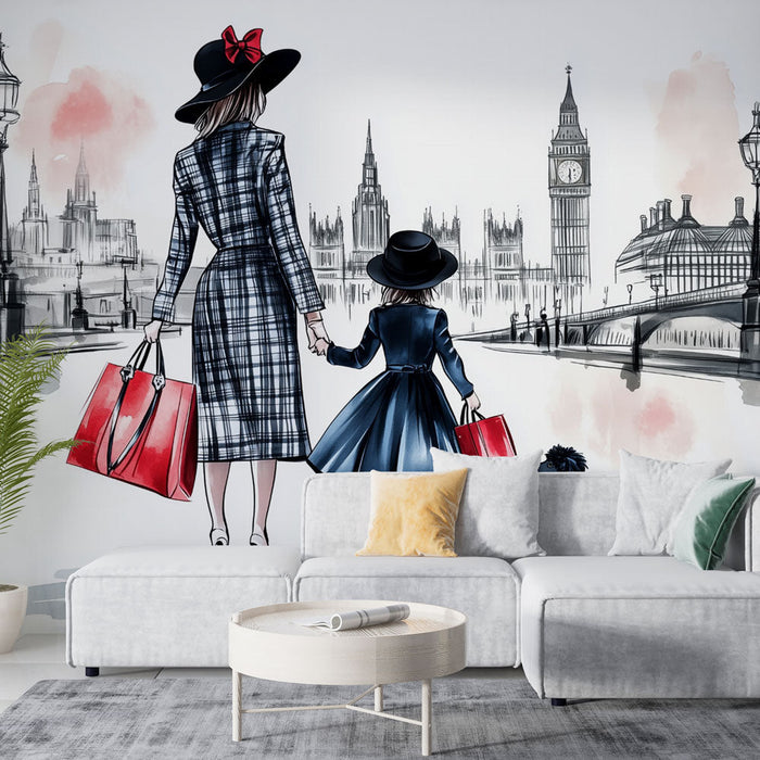 Carta da parati passeggiata-di-londra | Eleganza e fascino