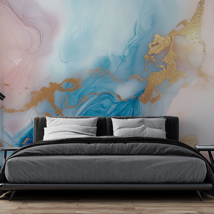 Tapete abstrait | Ρευστό και ιριδίζον σχέδιο