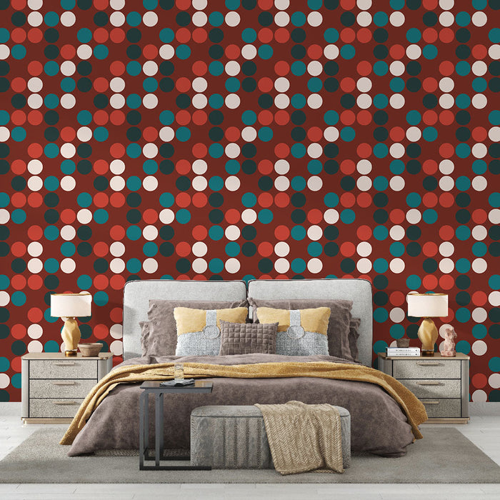 Tapet cu puncte | Model colorat și dinamic