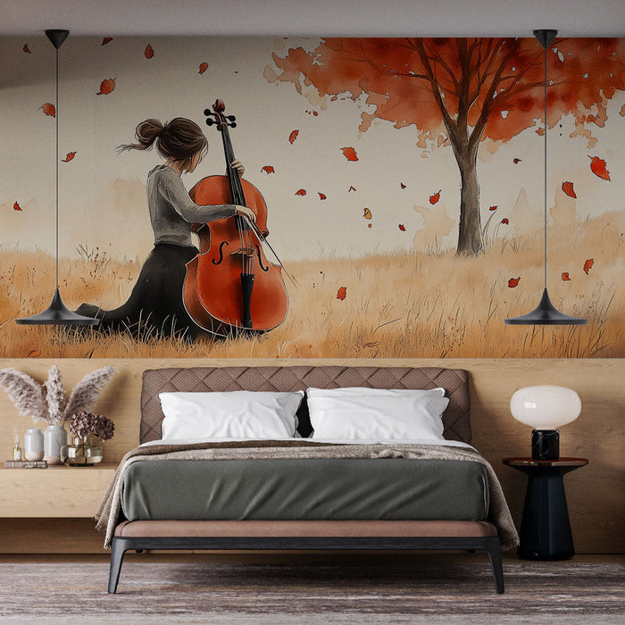 Mural Wallpaper musical | Jesenska harmonija