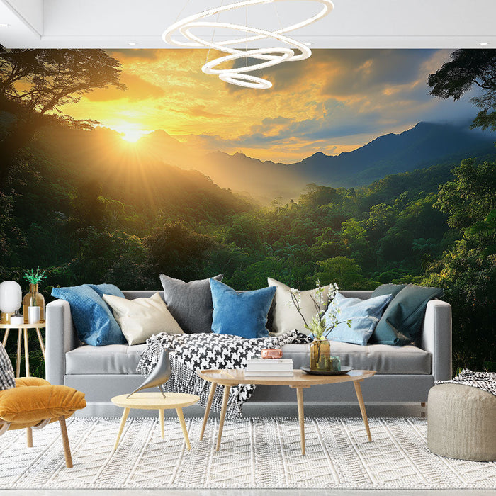 Papel de parede natureza | Nascer do sol tropical