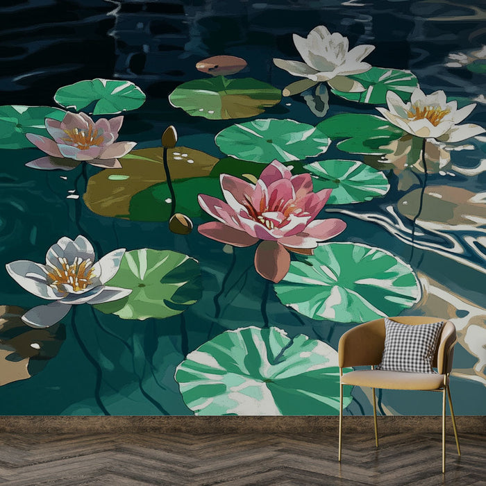Carta da parati Nénuphars | Natura serena e rilassante