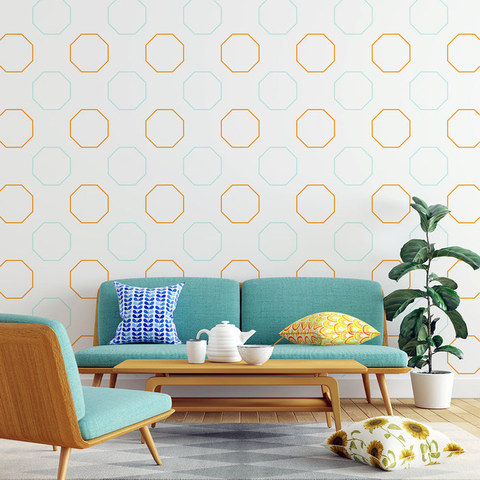 Tapeta oktogon | Moderen in minimalističen dizajn